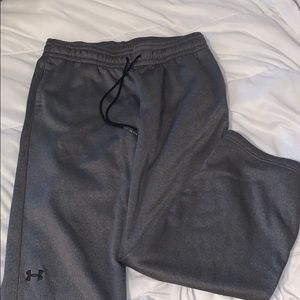 Underarmor sweat pants gray gently worn